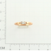 Кольцо с бесцветными фианитами золото 585. К.015073НГ