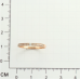 Золотое кольцо с бесцветным фианитом 191081НГ 