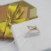 Кольцо золотое подарок на рождение ребенка -КЛ-13195-000/16,5